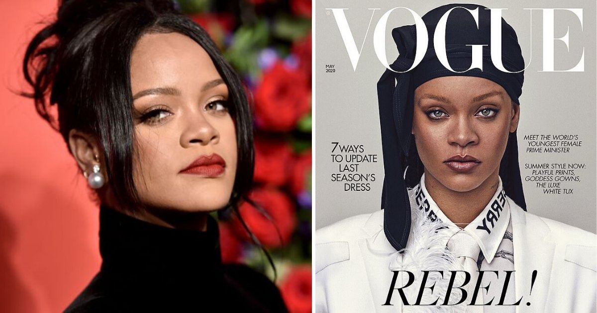 untitled design 1 1.png?resize=1200,630 - Rihanna Made History By Wearing A Durag In The Cover Of British Vogue Magazine
