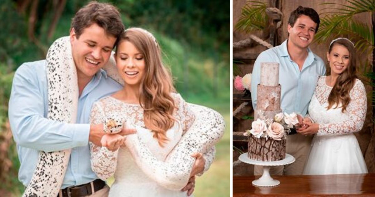 untitled design 1 2.png?resize=412,275 - Bindi Irwin’s Beautiful Wedding Cake Looked Like A Real-Life Tree Stump