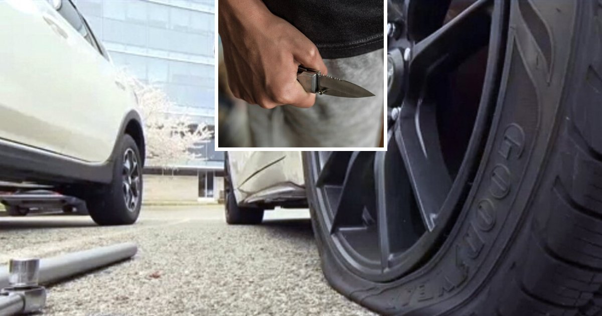 untitled design 29 1.png?resize=412,232 - Man Arrested For Piercing The Tires Of Dozens Of Vehicles Belonging To Healthcare Workers