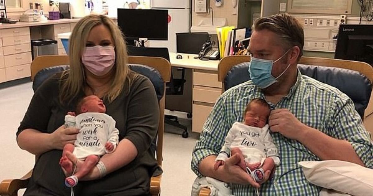 untitled design 51.jpg?resize=412,275 - Parents Who Beat Coronavirus Finally Allowed To Hold Their Twins Weeks After They Were Born