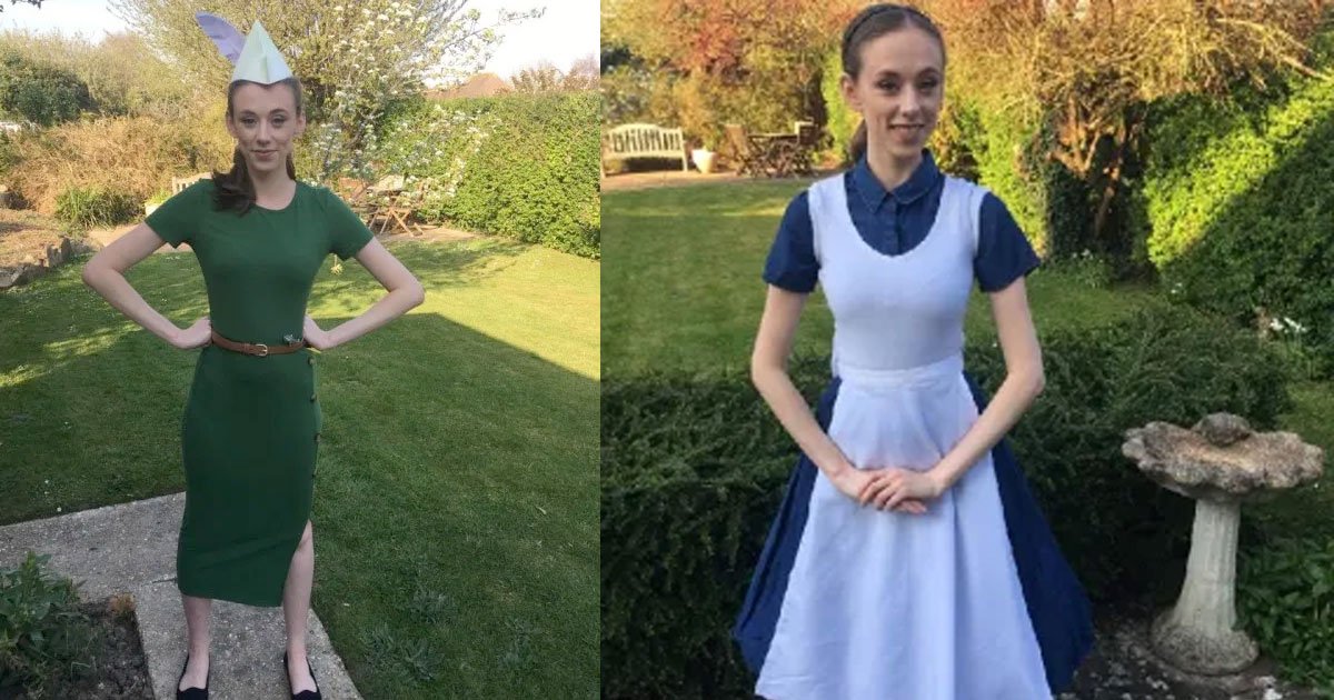 woman dresses up as various disney characters using the clothes she already has at her home.jpg?resize=1200,630 - A Woman Dressed Up As Various Disney Characters Using The Clothes She Already Has At Home