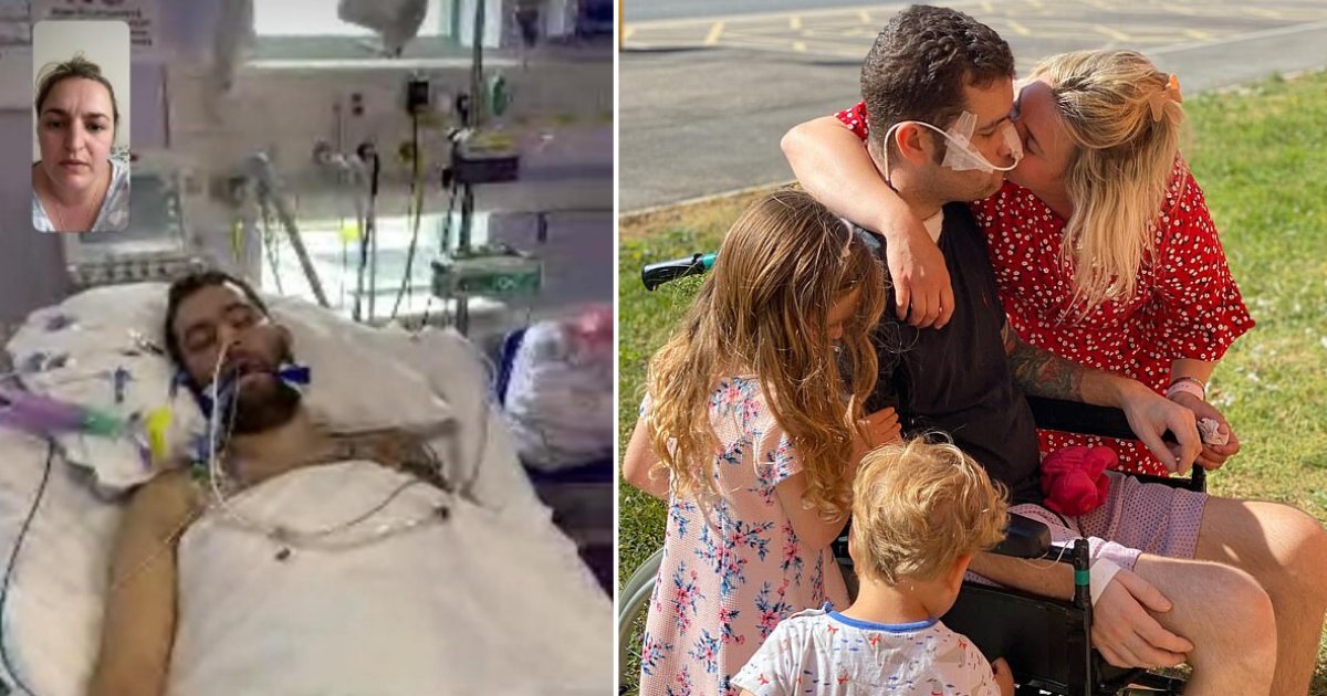 1 16.png?resize=1200,630 - This 31-Year Old Father Fought Coronavirus, Sepsis, Heart Failure, and Double Pneumonia And Walked Out of the Hospital Right Before His Son's Second Birthday