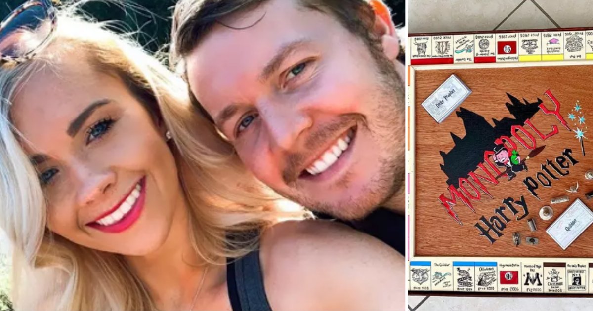 1 3.png?resize=412,275 - Boyfriend Makes Unusual Monopoly Set For His Harry Potter Obsessed Girlfriend