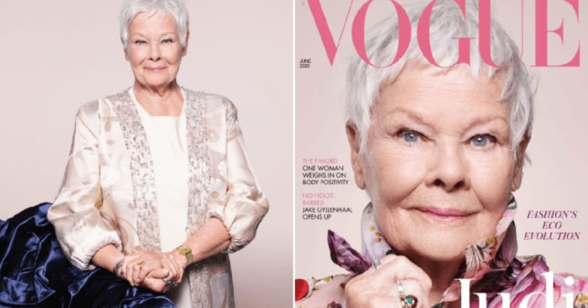 1 43.jpg?resize=412,232 - Award Winning Actress Judi Dench Becomes British Vogue's Oldest Cover Star at 85