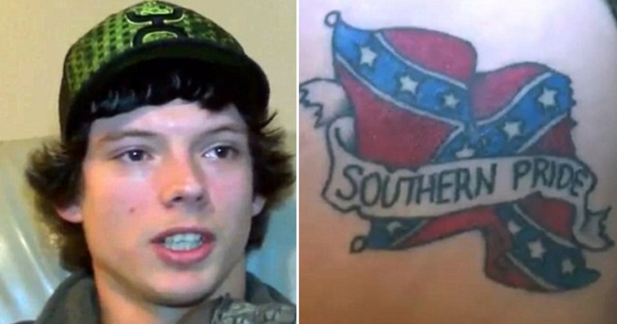 2 5.png?resize=1200,630 - This Arkansas Teen Was Turned Down in Marines Due to His Confederate Flag Tattoo