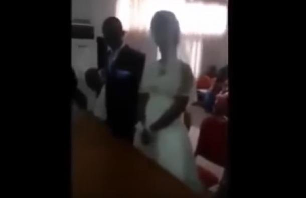 Irrumpió en la boda de su amante vestida como la novia y se la ...