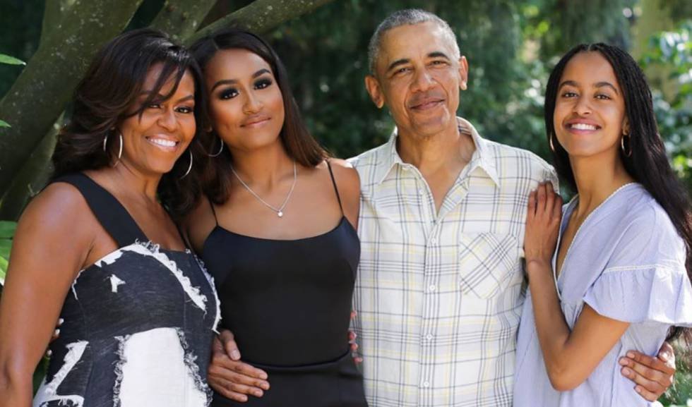 El gran cambio de Sasha, la hija pequeña de Barack y Michelle ...