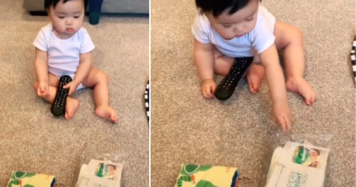 3 13.png?resize=412,275 - Watch Adorable Baby Carter Choose Random Household Objects Over His Interesting Toys