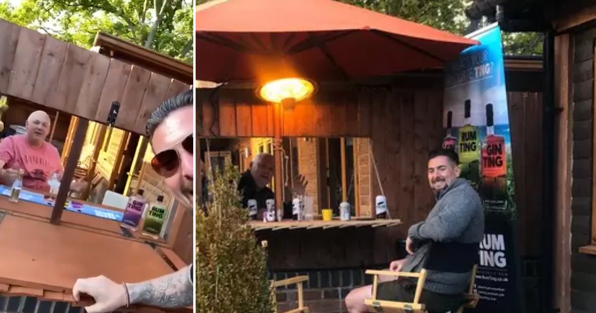 4 23.png?resize=412,275 - Neighbors Build A Gin Hatch In Their Garden Fence To Have Drinks Together While Maintaining Social Distancing