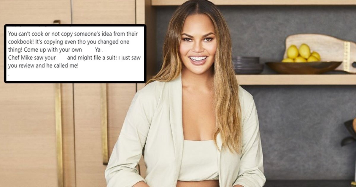 chrissy 1.jpg?resize=412,275 - Chrissy Teigen Responded To A Twitter User Who Claimed She Stole Her Cookbook Recipe From Someone Else