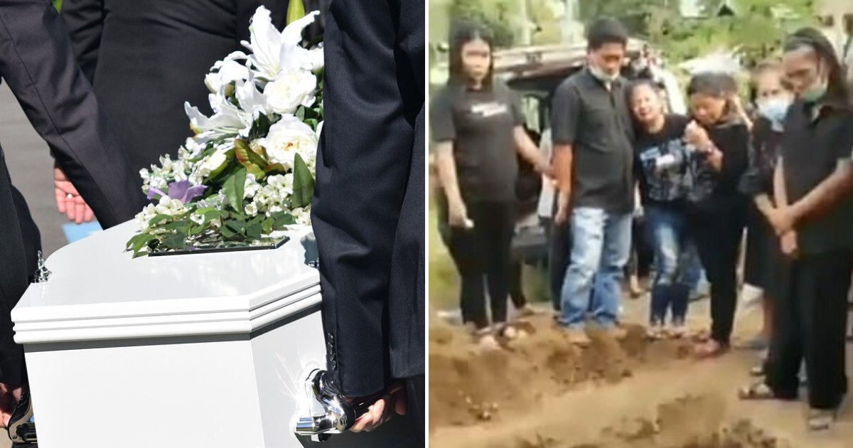 coffin2.png?resize=1200,630 - Video Captured Eerie Moment Corpse Appears To ‘Wave’ Inside The Coffin During A Funeral