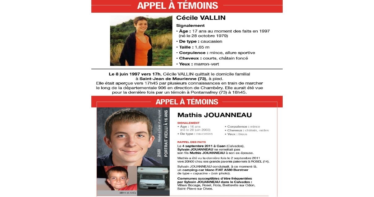 cold case.jpg?resize=412,275 - Appels à témoins: la police rouvre deux enquêtes d'enfants disparus en 1997 et 2011