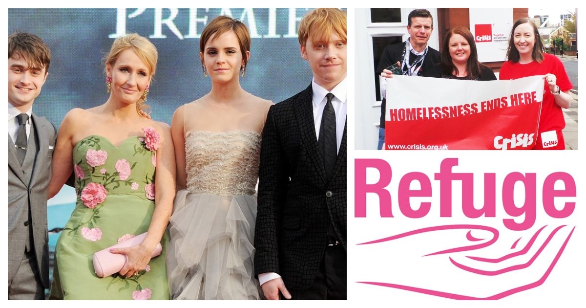 collage 1.jpg?resize=1200,630 - J. K. Rowling Donates £1 million To Charity
