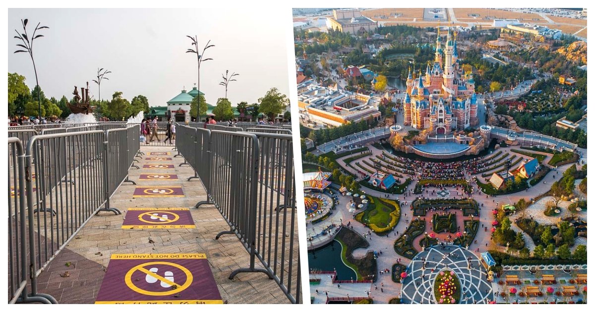 collage 12.jpg?resize=1200,630 - Disneyland in Mainland China Is Sold Out As It Reopens For The First Time Since January