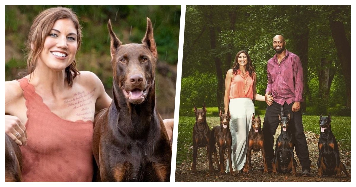 collage 39.jpg?resize=412,275 - Olympic Gold Medalist Hope Solo Says Her Doberman Died After It Was Shot