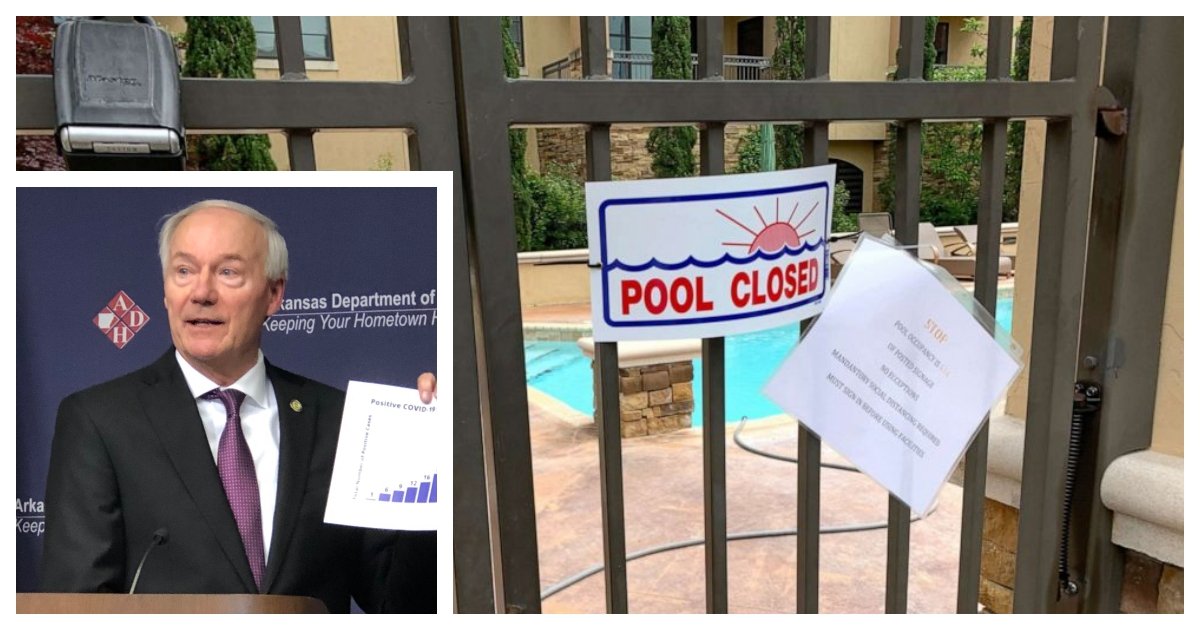 collage 63.jpg?resize=412,232 - Arkansas Governor Believes A High School Pool Party Caused A Second Wave of Covid-19 Infections