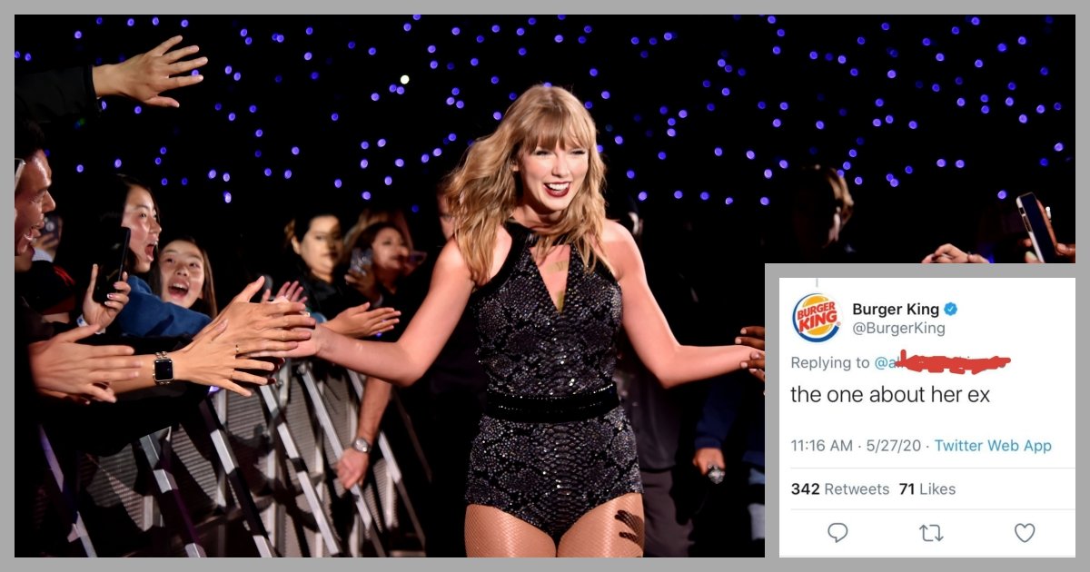 collage 72.jpg?resize=412,275 - One Sarcastic Tweet Has Ignited Conflict Between Burger King and Taylor Swift Fans