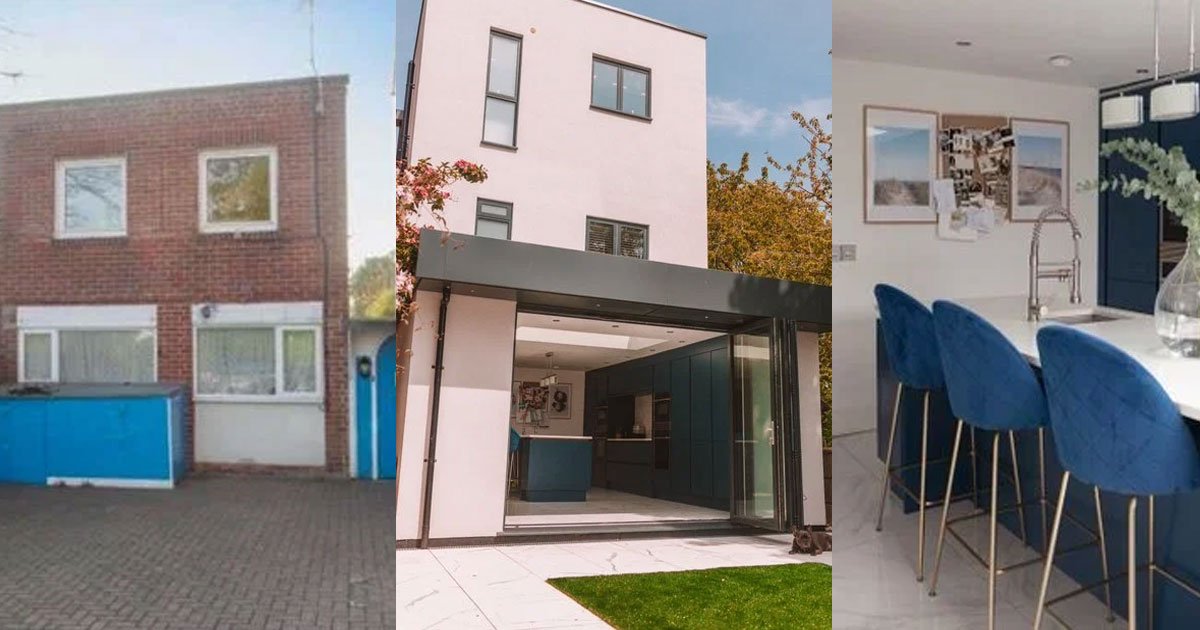 couple who owned ugliest house on the street transformed their house and someone asked whether they bought a new one.jpg?resize=412,275 - Couple Shared How They Transformed Their 'Ugliest House On The Street' To A Beautiful Modern House