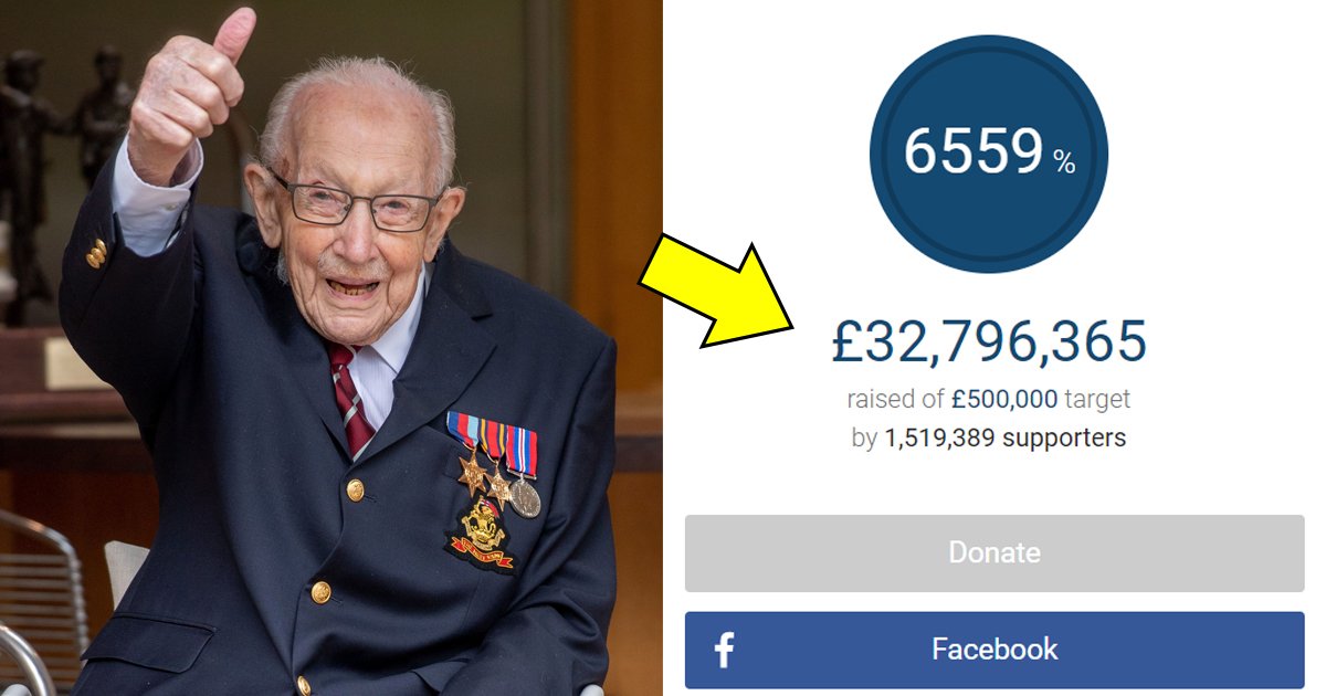 gssdf 1.jpg?resize=1200,630 - Boris Johnson Urged JustGiving To Give Back £308k Pocketed From Colonel Tom Moore's NHS Walk