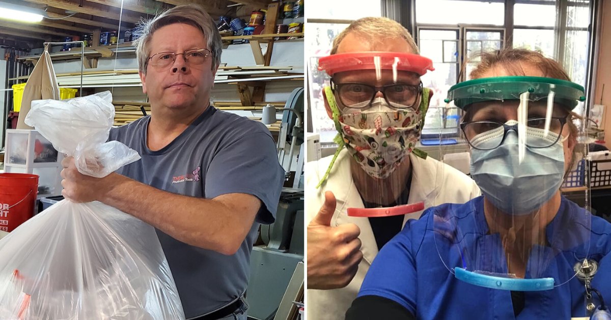 hoffman5.png?resize=1200,630 - Teacher Makes Face Shields For Healthcare Workers In Between Teaching Online Classes