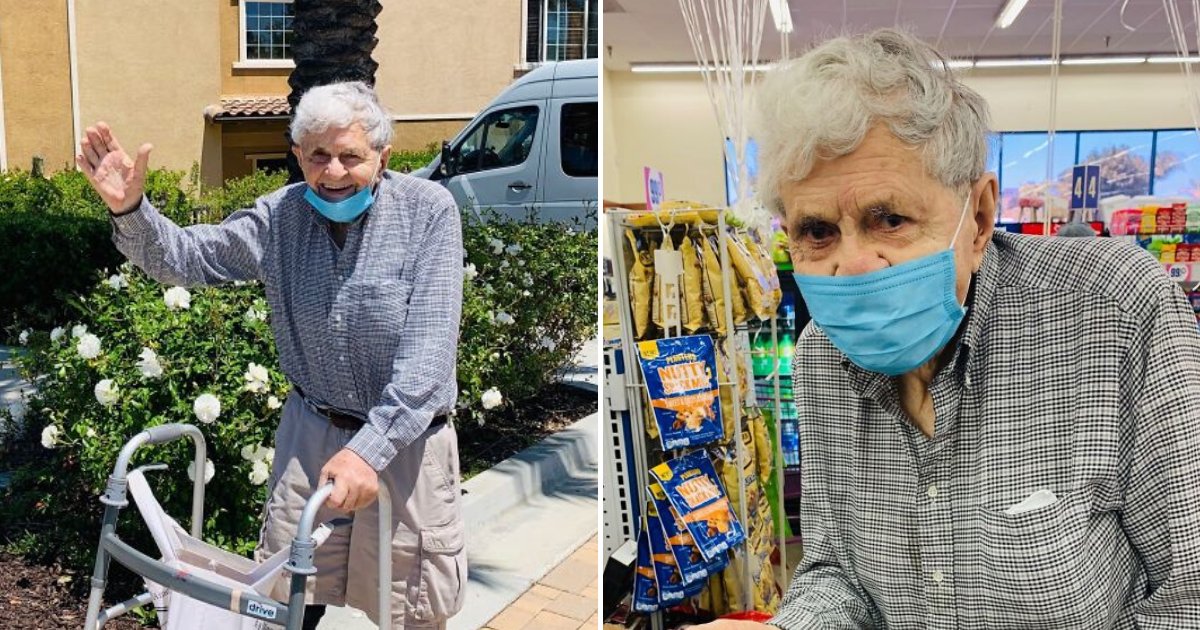 husband5.png?resize=412,275 - 93-Year-Old Man Hitchhiked To Store To Keep Up The Tradition Of Sharing A Chocolate Bar With His Wife