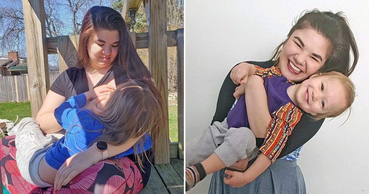 Mom Who Breastfeeds Her Sons Aged And Says She S Happy To
