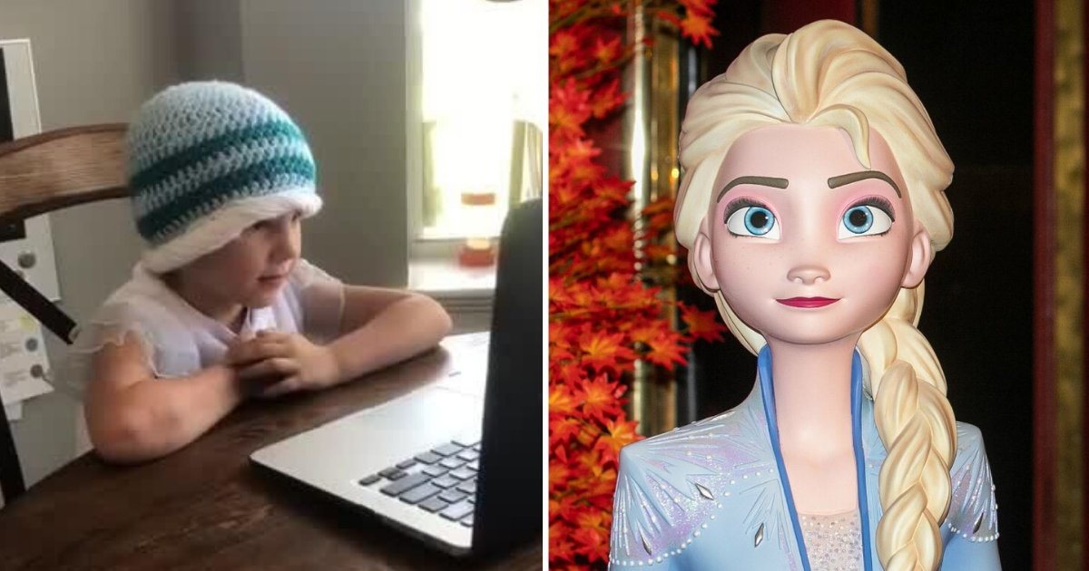 selah5.png?resize=412,275 - 5-Year-Old Girl Video Chats With Frozen’s Queen Elsa After Final Chemotherapy Treatment