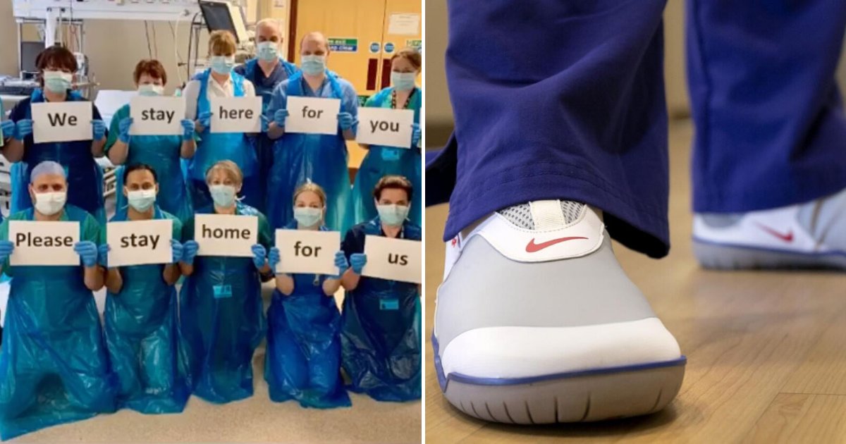shoes5.png?resize=1200,630 - Nike Donates Cushioned Sneakers To Healthcare Workers Around The World Amid Pandemic