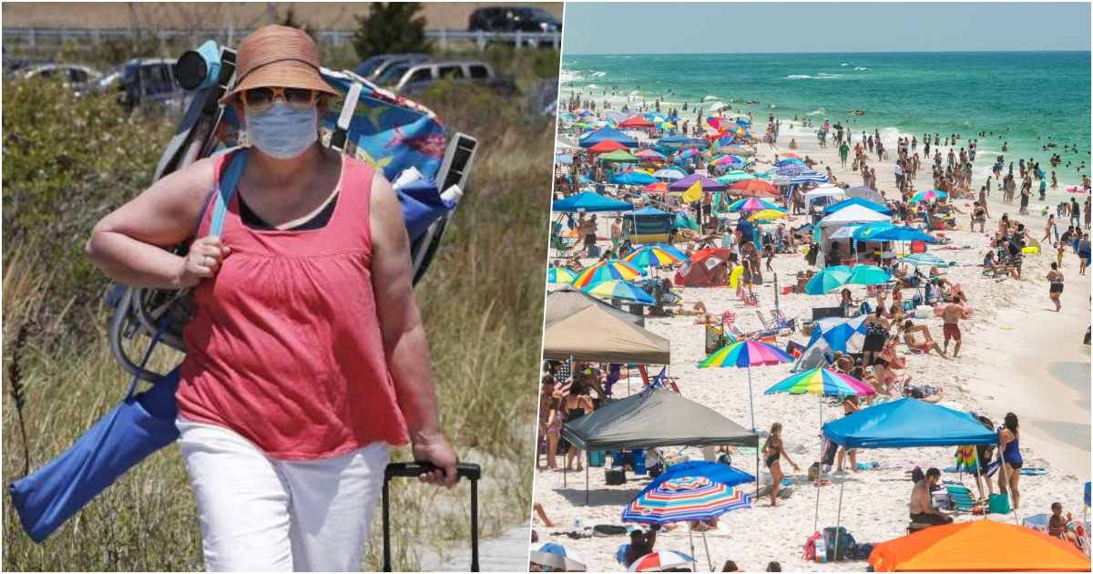 thumbnail 6.jpg?resize=412,232 - Officials Are Sending Out Mixed Messages As Sun-Starved Americans Flocked On Beaches For Memorial Day