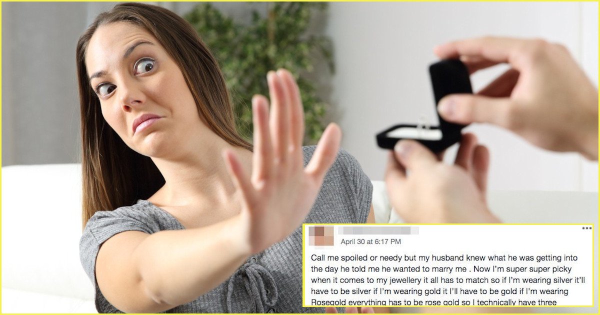 untitled 85.jpg?resize=412,275 - Woman Asked Fiancé To Buy Her Three Engagement Rings To Match With All Her Jewelry