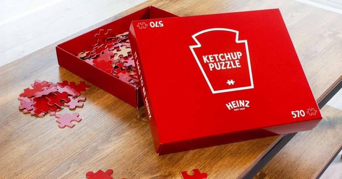 untitled design 4 5.jpg?resize=412,232 - Heinz Created A 'Tomato Ketchup' Jigsaw Puzzle Made Entirely Of Red Color