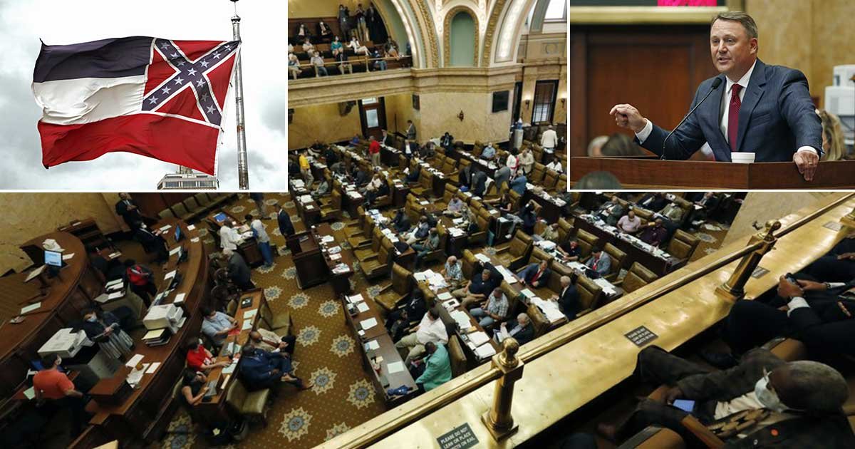 2 panel 1.jpg?resize=412,275 - Mississippi Lawmakers Vote To Erase Confederate Emblem From State Flag