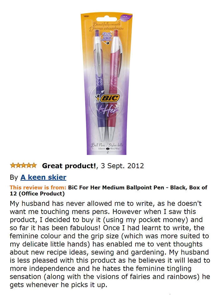 funny Amazon reviews