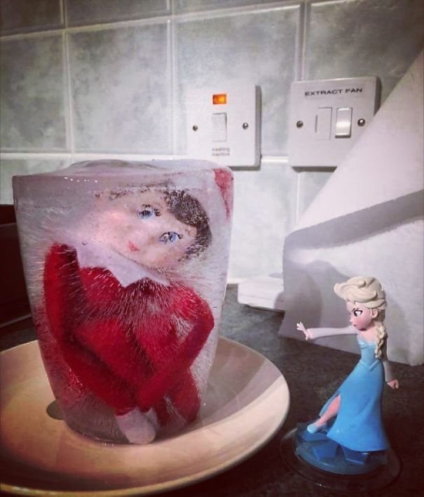 elf on the shelf funny ideas