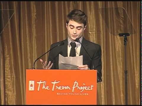 Daniel Radcliffe: Trevor Hero Award Acceptance Speech - YouTube