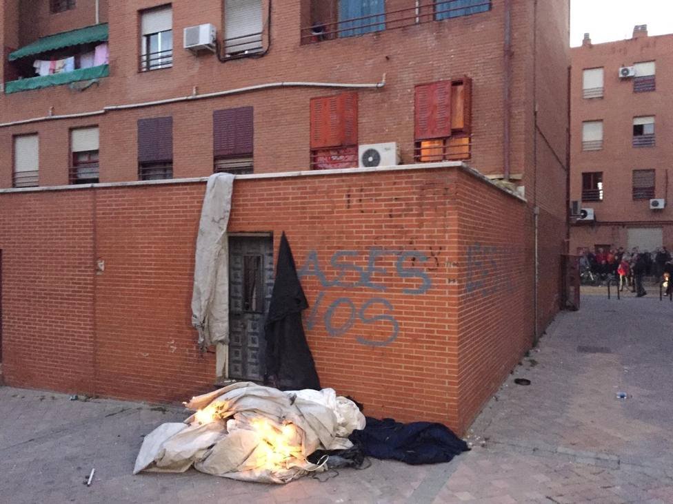 Disturbios en Vallecas (Madrid) frente a la casa del presunto ...