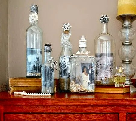 old glass bottles