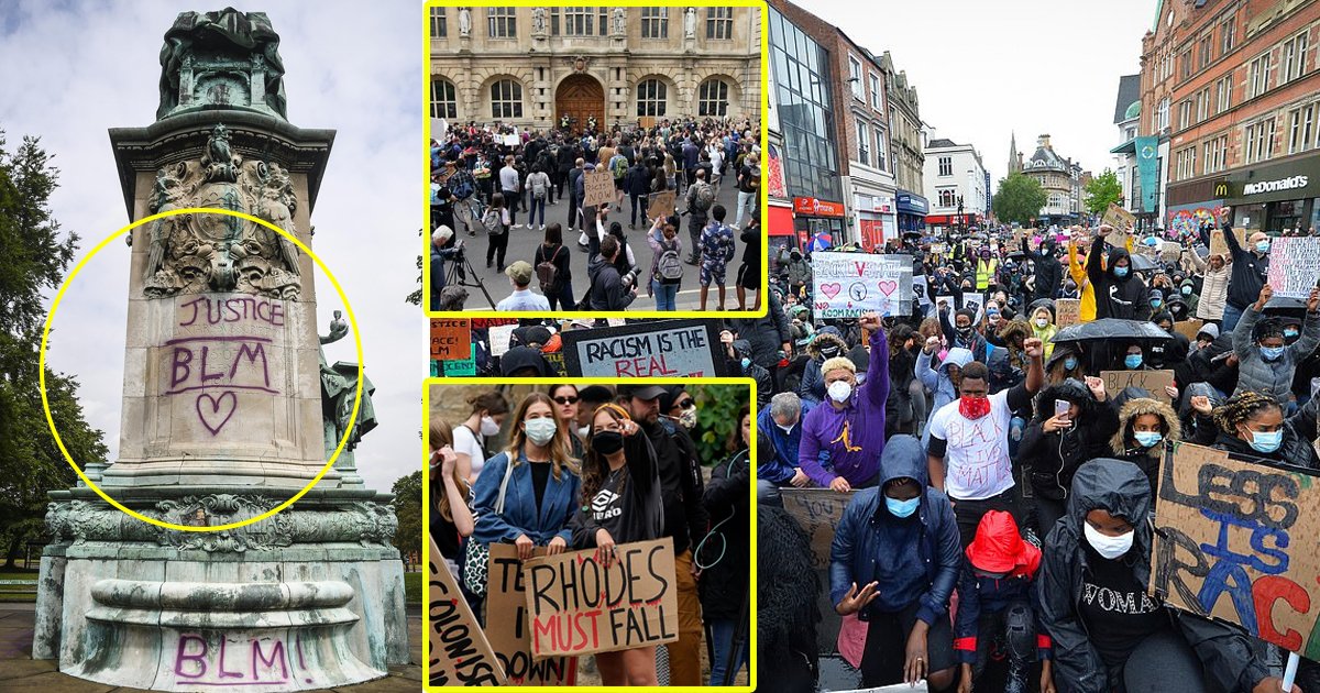 blm london.jpg?resize=1200,630 - UK Prepares For Transformation As BLM Activists Demand Removal Of 60 Racist Statues