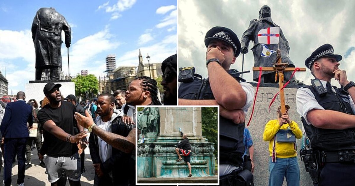 blm5.png?resize=412,232 - Fears Of Violence As Groups Make Plans To 'Defend' Statues Against Protesters