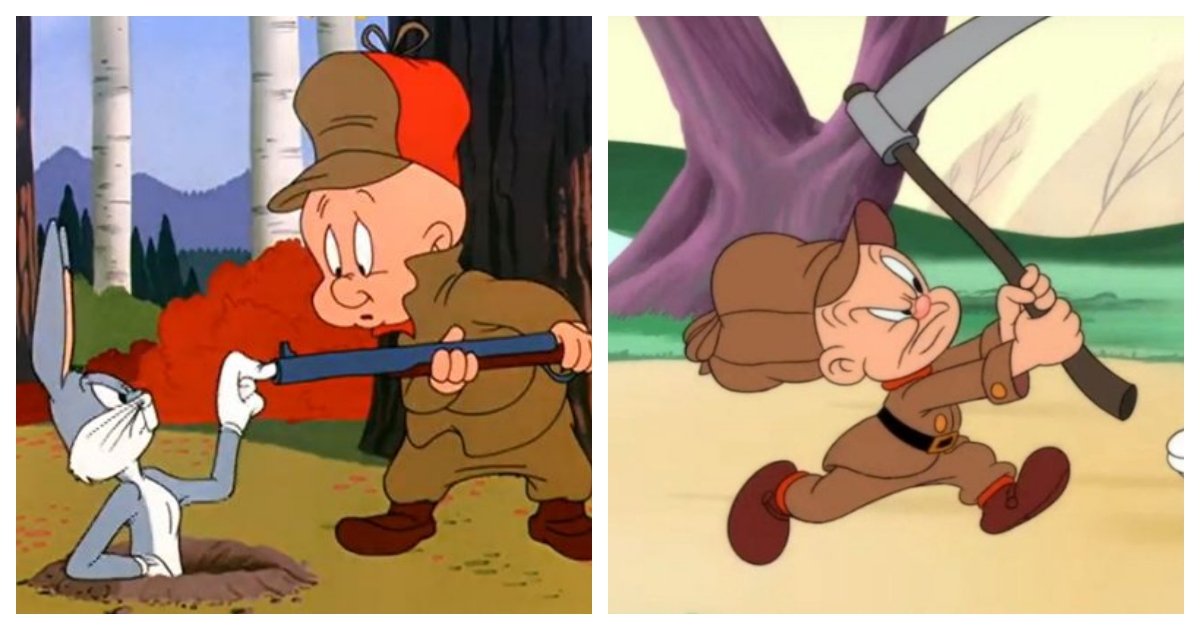 collage 20.jpg?fit=1024%2C538&ssl=1&strip=all - Warner Will Remove the Iconic Shotgun From Looney Tunes' Elmer Fudd Because of Gun Violence