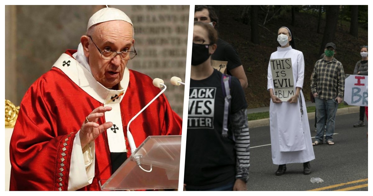 collage 9.jpg?fit=1024%2C538&ssl=1&strip=all - Pope Francis Says Death of George Floyd is "Tragic" and Calls For Reconciliation and Peace