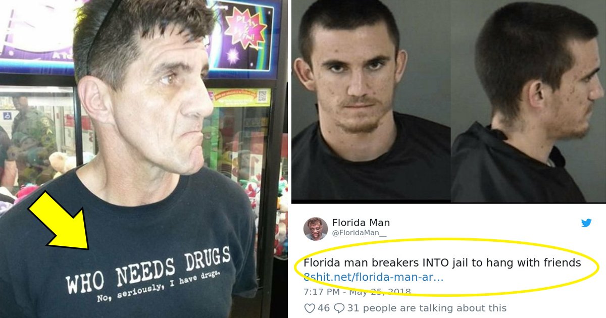 florida man.jpg?resize=412,275 - 15 Florida Man Headlines That Are Too Crazy To Be True