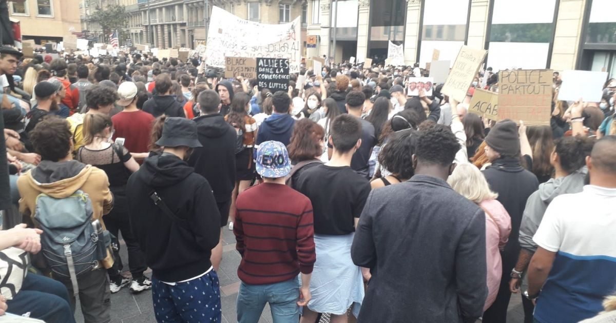 france 3 regions 3 e1591267753702.jpg?resize=1200,630 - Violences policières et racisme : Plus de 2 000 personnes rassemblées à Toulouse