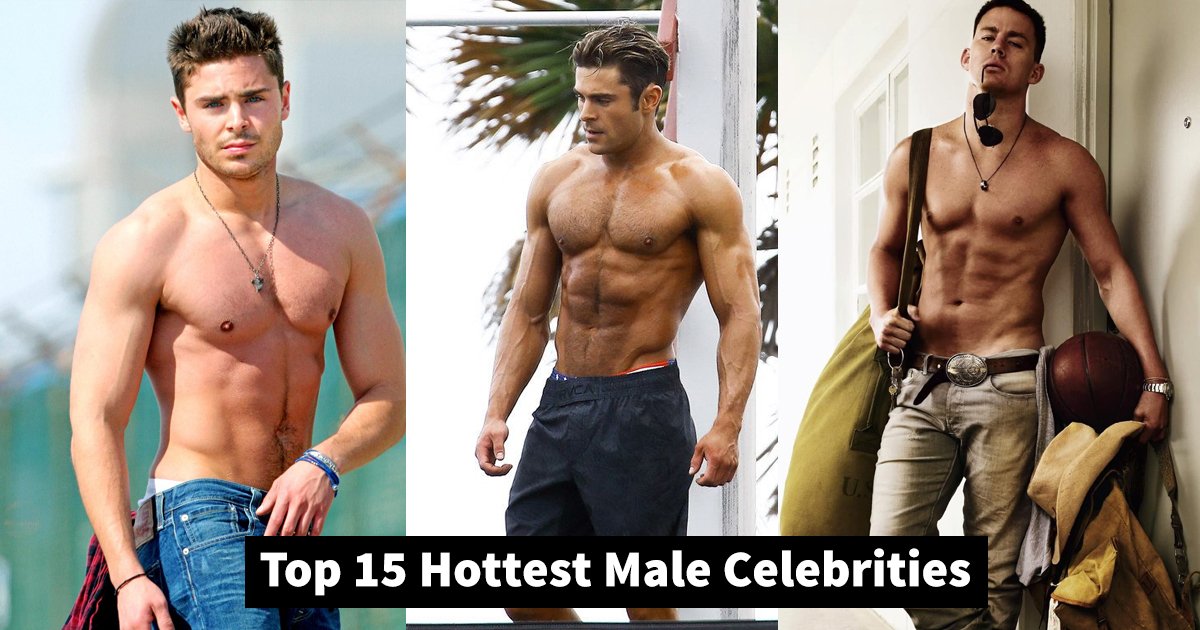 hot male celebrities.jpg?resize=412,275 - Top 15 Hottest Male Celebrities Sure To Make Your Heart Skip A Beat