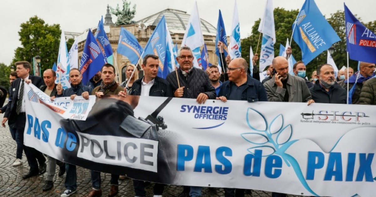 manifestation.png?resize=412,232 - Plusieurs syndicats de police ont manifesté à Paris
