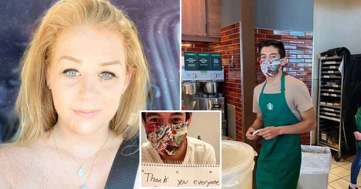 mask5.png?resize=1200,630 - Starbucks Barista Received More Than $20K In Tips After A Woman Tried To Shame Him Online