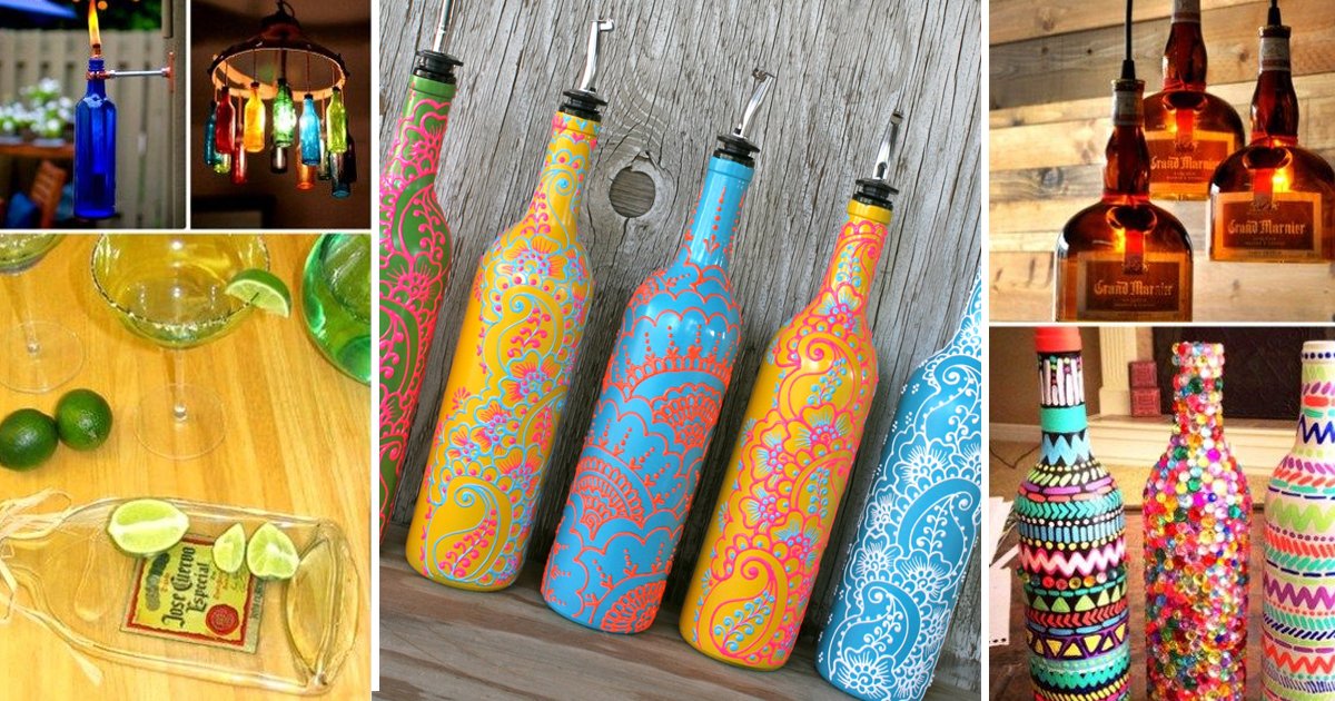 old glass bottles.jpg?resize=412,275 - 10 Insanely Versatile DIY Projects That Upgrade Old Glass Bottles