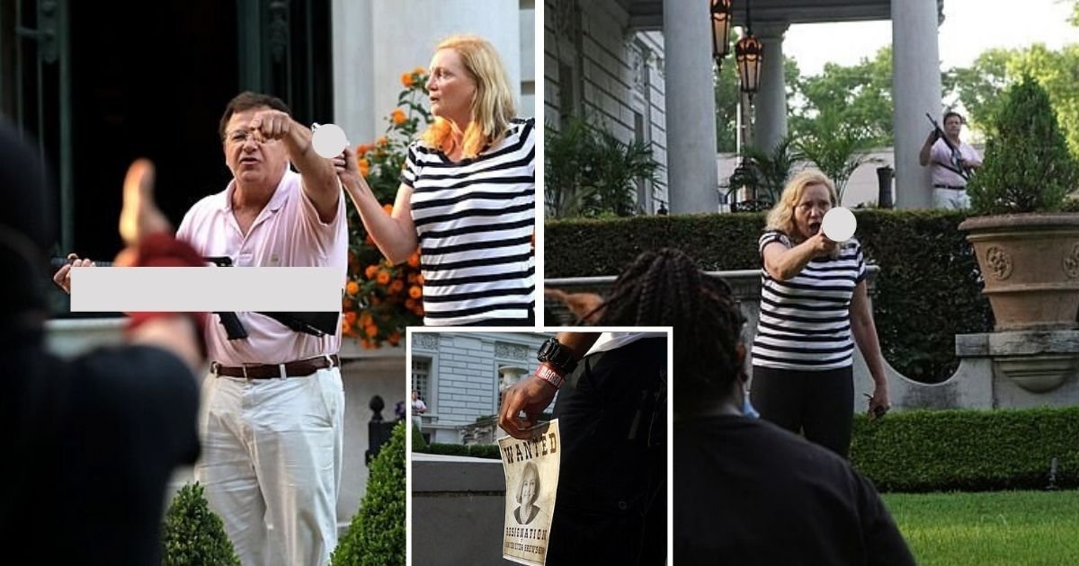 untitled design 4 11.jpg?resize=412,232 - Lawyer Couple Pointed Guns At BLM Protesters As They Passed By Their Home