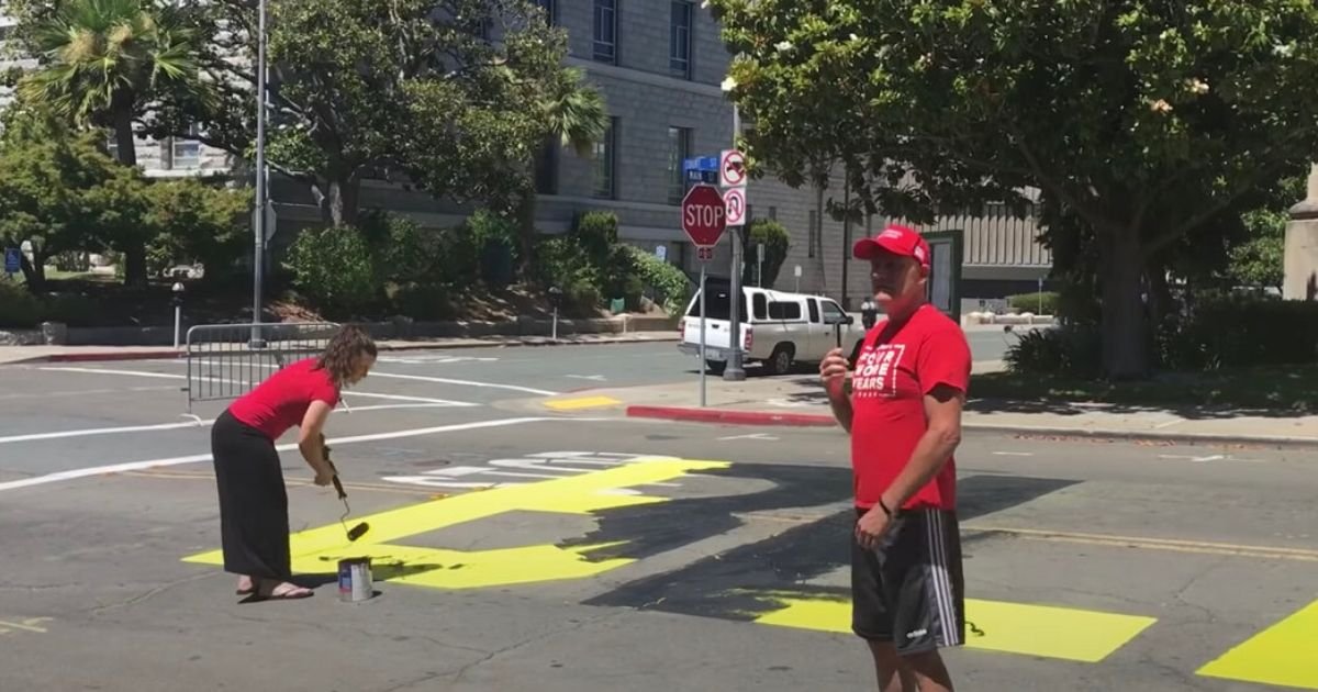 1 36.jpg?resize=412,232 - Two White People Are Charged With Hate Crime For Vandalizing a Black Lives Matter Mural