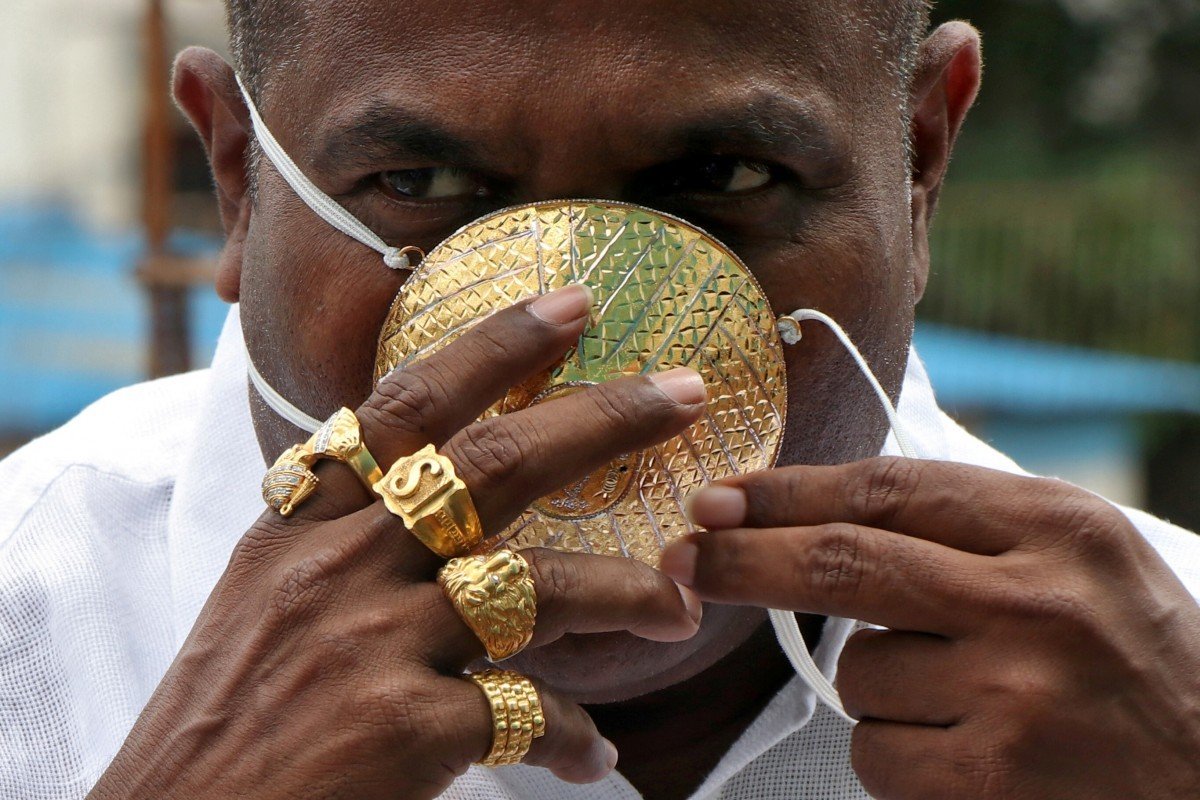 Coronavirus bling bling: Indian businessman wears US,000 custom ...